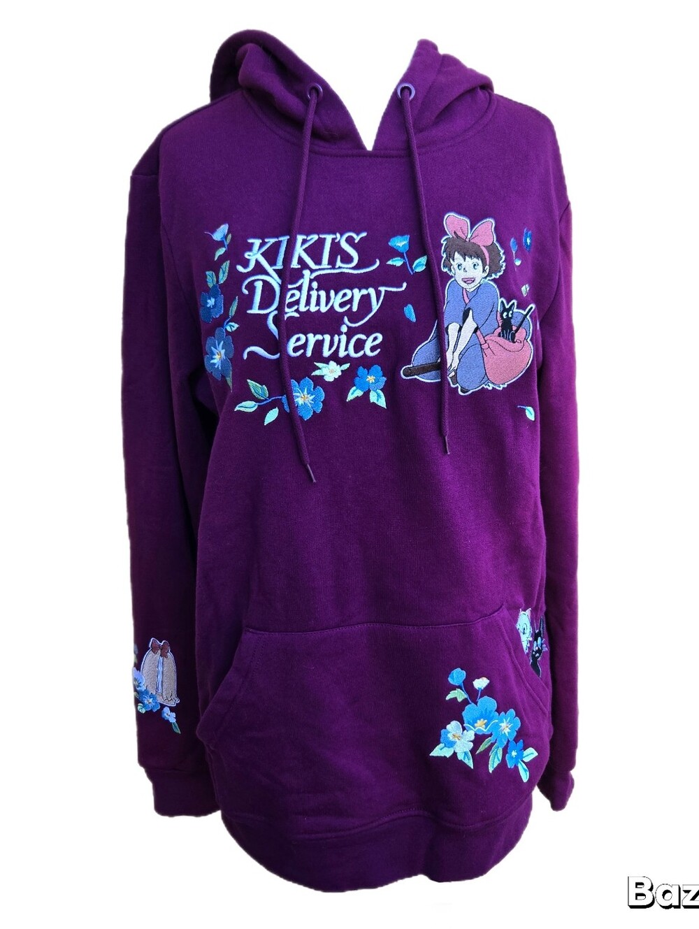 Kiki's Delivery Service Floral Logo Hoodie